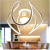Geometric Pendant Light Dining Room Ceiling Light Fixture LED Acrylic Hanging Chandelier