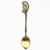 New Spoon Retro Alloy Coffee Spoon Ice-Cream Spoon Jam Spoon Small Tone More Gold and Silver Copper Dessert Spoon (Jy96)