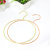 Nordic round Hanger Rose Gold Metal Iron Art round Scarf Hanger Large Wire Diameter Towel Underwear Hanger