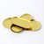 Factory Direct Stainless Steel Brass Gold Primary Color Color Oval Metal Tray Fruit Candy Storage Tray