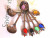 Creative Fashion Household Goods Coffee Spoon Gold Silver Red Copper Bronze 4 Color Retro Spoon Kit