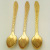 High-Quality Factory Retro Gold Coffee Spoon Stainless Steel Dessert Spoon European Court Noble Small Stir