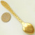 Retro Gold Coffee Spoon Stainless Steel Dessert Scale Spoon European Court Noble Small Stirring More Snakeskin Spoon