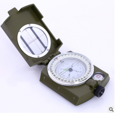 High-grade American military green compass K4580 outdoor sports adventure mountain camping needle