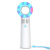 The new usb leafless fan holds a portable small safety fan with a usb charging small night light cartoon fan