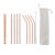 Swen0 Portable Stainless Steel Straw Package Flexible and Easy-to-Clean Drink Straw for Amazon