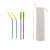 Sweno 304 Colorful Stainless Steel Straw Package Milk Tea and Coffee Drink Straw Sack Set
