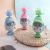 New cartoon hand light and music robot mini fan student summer handheld large wind fan