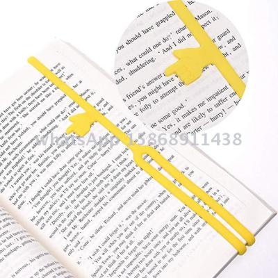 Slingifts Silicone Finger Point Bookmarks Book Marker Strap for School Supplies Stationery Gift Office Supply