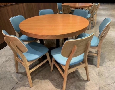 Solid Wood Chair Wooden Table and Chair Hotel Chair Restaurant Chair Solid Wood Table Wood Factory Solid Wood Products Solid Wood Table and Chair