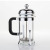 French Press 600ml Silver Household Pour-over Coffee French Press Coffee Maker Heat-Resistant Glass Tea Infuser Coffee Pot