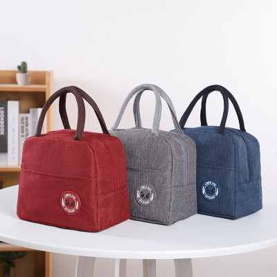 Lunch Bag Lunch Bag Portable Insulated Bag Cold Preservation Picnic Bag Portable Lunch Bag Ice Pack Lunch Box Bag Customization