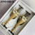 Creative wedding products wedding wine cake knife spatula set of transparent glass goblet stainless steel cutlery custom