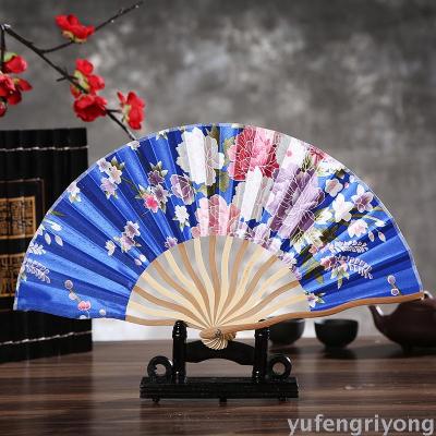 Fan Chinese retro style Japanese hefeng portable ladies folding small fan cheongsam dance fan
