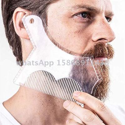 Slingifts New Arrivals Men's Beard Shaper Tool Template Styling Comb Templates - Multiple Curve Trim Shaping Guide