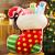 Christmas pillow print pillow Santa Claus stuffed toys Christmas gifts