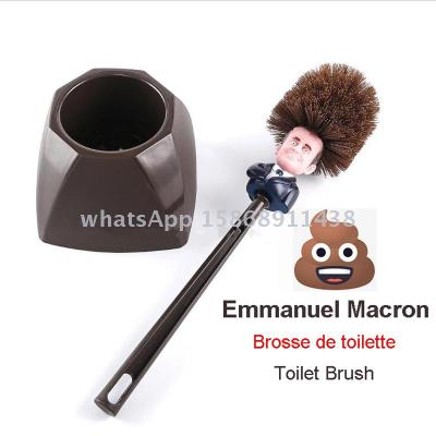 Slingifts Toilet Brush Emmanuel Macron Brosse WC Brosse De Toilette France President Toilet Brush Funny