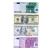 Slingifts Chic Unisex Men Women Currency Notes Pattern Pound Dollar Euro Purse Wallets Fashion Money Clips