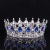Cross border European and American brides crown water diamond tiara crown selling foreign trade queen round crown hair accessories wedding accessories