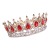 Cross border European and American brides crown water diamond tiara crown selling foreign trade queen round crown hair accessories wedding accessories