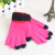 Jacquard Cycling Gloves Warm Fashionable Knitted Fleece-Lined Women's Korean-Style Couple Trend Factory Direct Sales