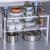 Slingifts 2 Tiers Expandable Kitchen Storage Multi-Functional Rack Under Sink Organizer Storage Shelf Cabinet