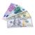 Slingifts Chic Unisex Men Women Currency Notes Pattern Pound Dollar Euro Purse Wallets Fashion Money Clips