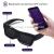 Slingifts Magic Flash Led Party Glasses App Bluetooth Control Luminous Glasses USB Charge DJ SunGlasses DIY Light Toys