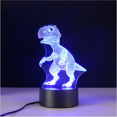 3D LED Table Lamps Desk Lamp Light Dining Room Bedroom Night Stand Living Glass Small pig Next Unique 7