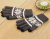 Jacquard cycling gloves warm fashion knitting and velvet ladies Korean version of the trend manufacturers direct sales