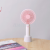The new mini handheld desktop mute stand usb charging small fan