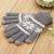 Jacquard cycling gloves warm fashion knitting and velvet ladies Korean version of the trend manufacturers direct sales