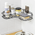No perforating toilet corner shower gel shelf wall hanging bathroom tieyi receive kitchen bathroom tripod