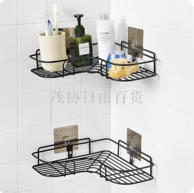No perforating toilet corner shower gel shelf wall hanging bathroom tieyi receive kitchen bathroom tripod