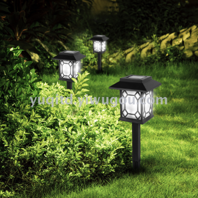 Solar lawn lamp outdoor waterproof plug ground lamp yard decorative garden villa garden lamp dual purpose lamp