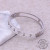 Fashionable Stainless Steel Bracelet Women's Shell Heart Bracelet Personalized Hollow Ornament