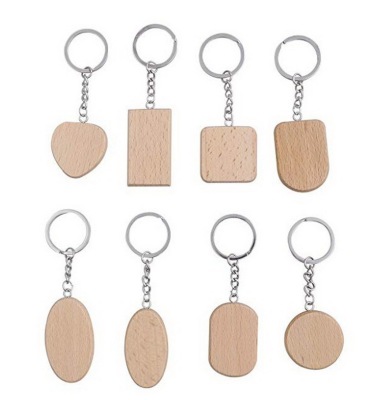 Beech wooden key pendent wooden advertising gift LOGO