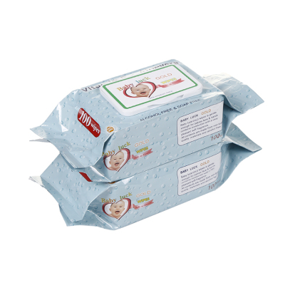 Manufacturers direct 100 pieces of baby wipes with baby cleaning wipes nursing wipes