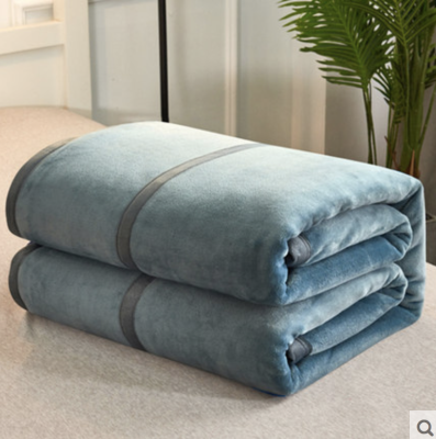 150x200cm [antistatic grade a] winter thickened flannel coral wool blanket