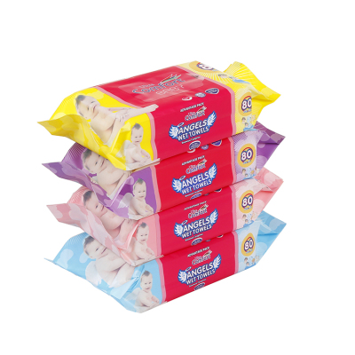 Manufacturers direct 80 pieces of baby wipes baby cleaning wipes nursing wipes