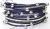 Cross-Border Amazon Hot Magnetic Leather Bracelet European and American Multi-Layer Leather Rhinestone Beads Winding Bracelet Pu Bracelet
