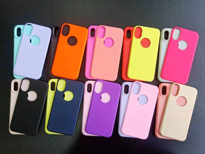 Color collision two-in-one protective cover silicone anti-drop ipx mobile phone case handle oil tpu protective case