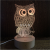 3D LED Table Lamps Desk Lamp Light Dining Room Bedroom Night Stand Living Glass Small owl Next Unique 1