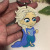 PVC customized express cartoon doll, key chain pendant customized soft plastic animation doll, key chain hanging ornaments