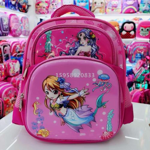 Factory Direct Schoolbag Backpack Cartoon Bag Backpack 3D Bag Children Bag Student Bag Gift Bag Trolley Bag