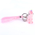 Hot-selling creative unicorn key chain PVC soft plastic pendant bag accessories car gifts