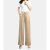 Female spring and autumn loose straight tube trousers cloud trousers of new fund high waist hang feeling 100 build show thin wide leg trousers