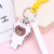 Newly created brown bear key chain cartoon stereo bag pendant car small dress