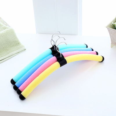 New Longhua Foam Hanger Magic Sponge Clothing Store Special Color Flexible Plastic Collodion Cotton Adult and Children Hanging Support