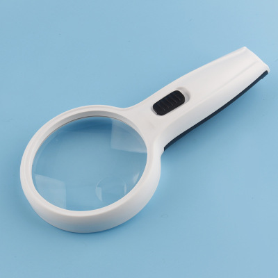 New handheld reading magnifier strap master lens with 90 mm 3 led magnifier. Th - 610